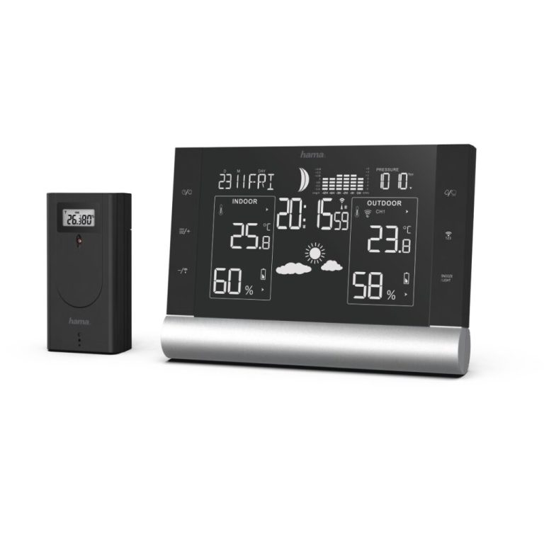 Hama Weerstation Black Line Plus Zwart | Kopen bij Flickmyhouse