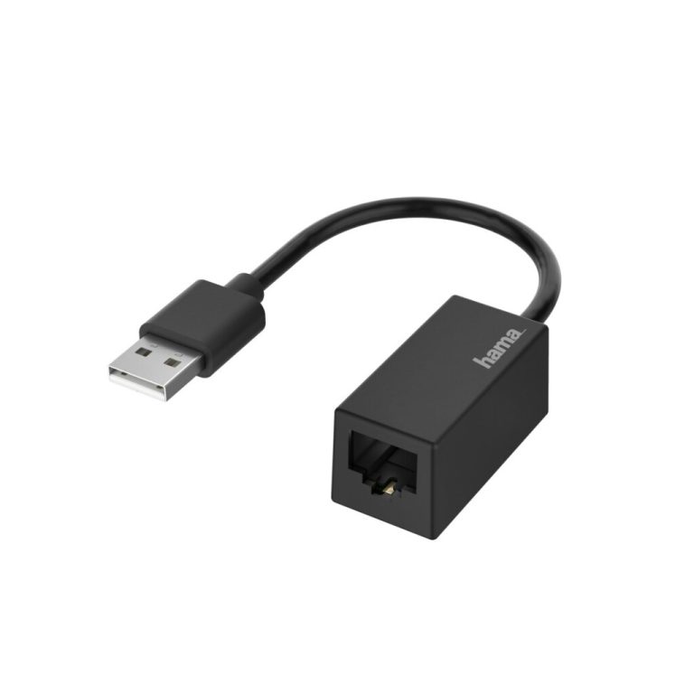 Hama Netwerk-adapter USB-stekker - LAN/Ethernet-aansluiting Fast-ethernet | Kopen bij Flickmyhouse