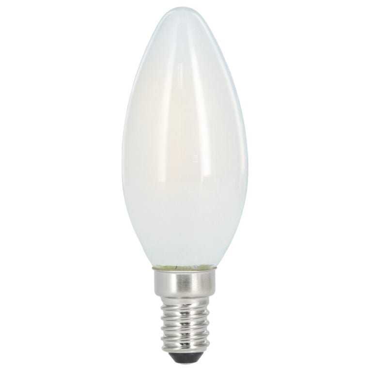 Xavax Led-gloeidraad E14 470lm Vervangt 40W Kaarslamp Mat Warm Wit | Kopen bij Flickmyhouse