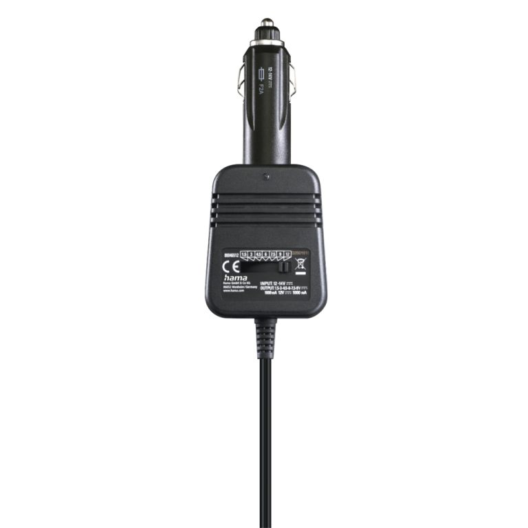 Hama Netadapter Voor Auto Instelbaar 1000mA 12W Max. 12V Gest. 8 Adapters | Kopen bij Flickmyhouse