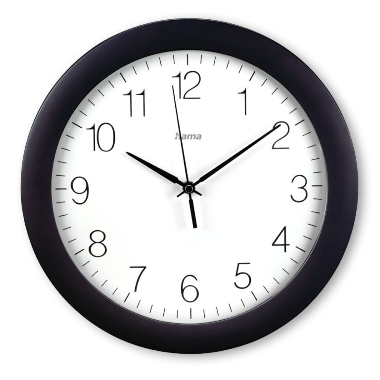 Hama DCF Wandklok Tenerife 30 cm Zwart/Wit | Kopen bij Flickmyhouse