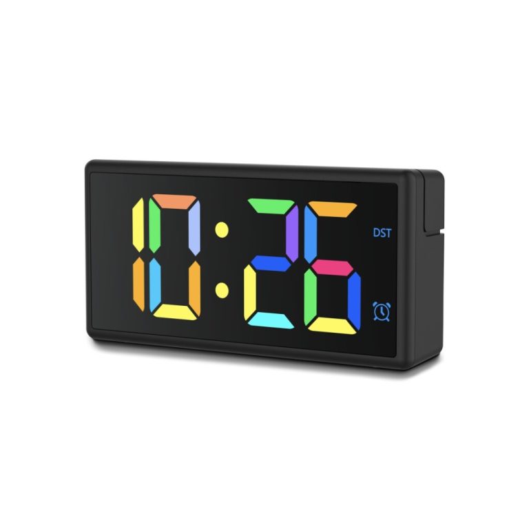 Hama Digitale Wekker Ibiza met Multicolor-Display USB-Oplaadfunctie Zwart | Kopen bij Flickmyhouse