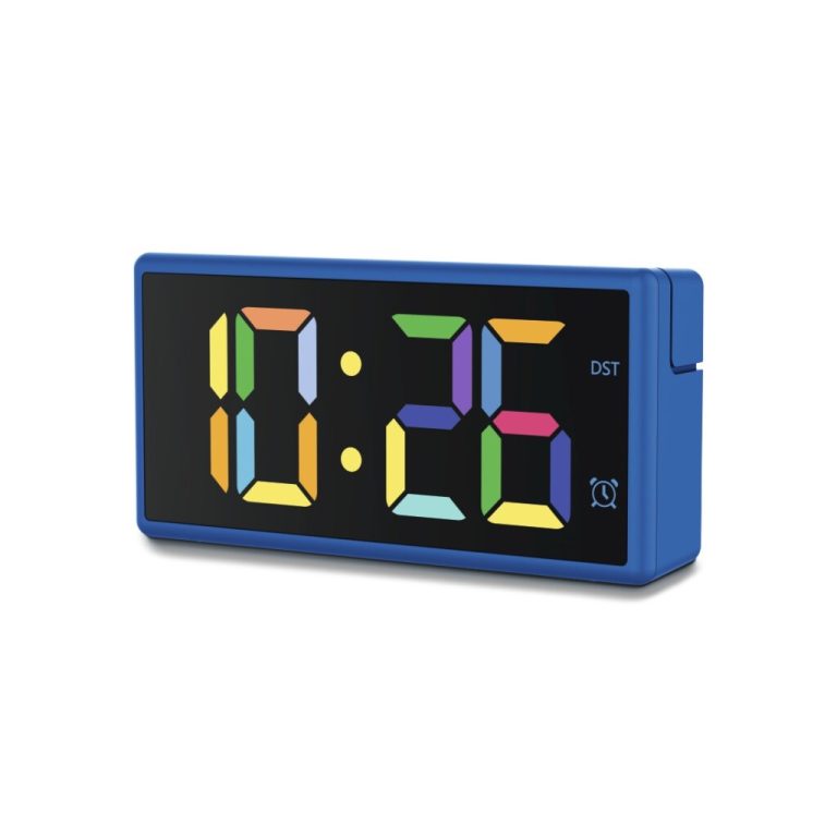 Hama Digitale Wekker Ibiza met Multicolor-Display USB-Oplaadfunctie Blauw | Kopen bij Flickmyhouse
