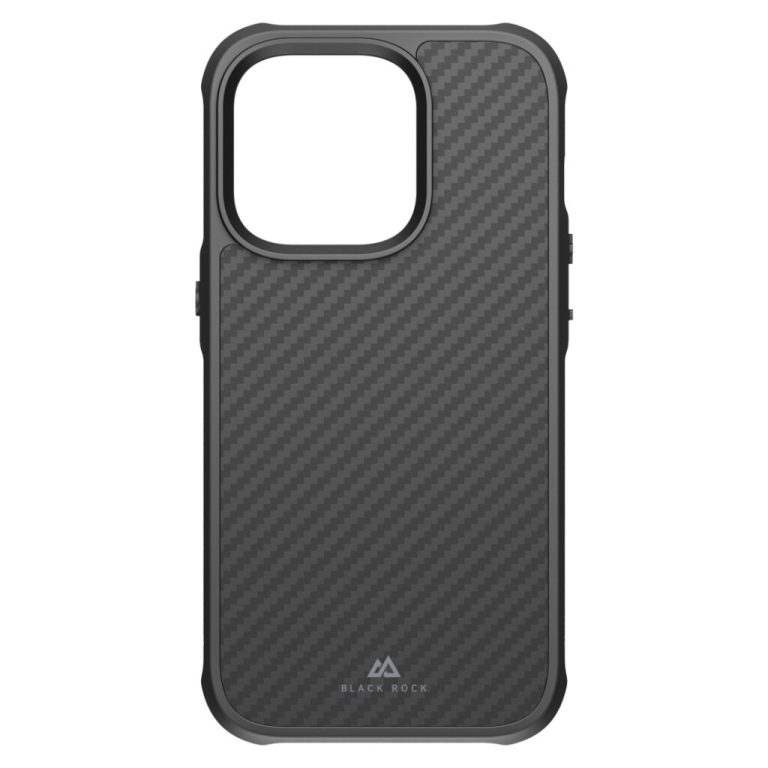 Black Rock Robust Carbon Cover Voor Apple IPhone 14 Pro Zwart | Kopen bij Flickmyhouse