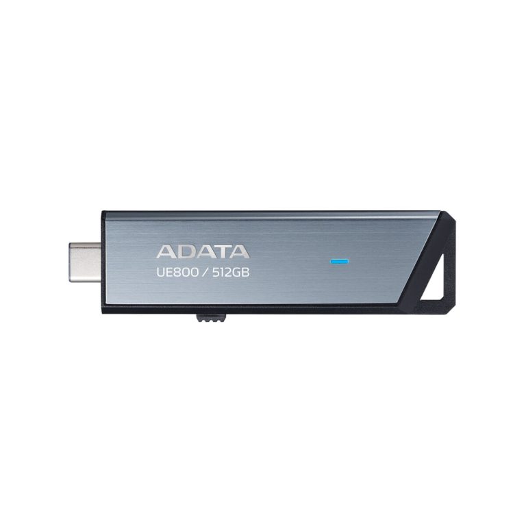 USB stick Adata AELI-UE800-512G-CSG 512 GB Zwart Zilverkleurig