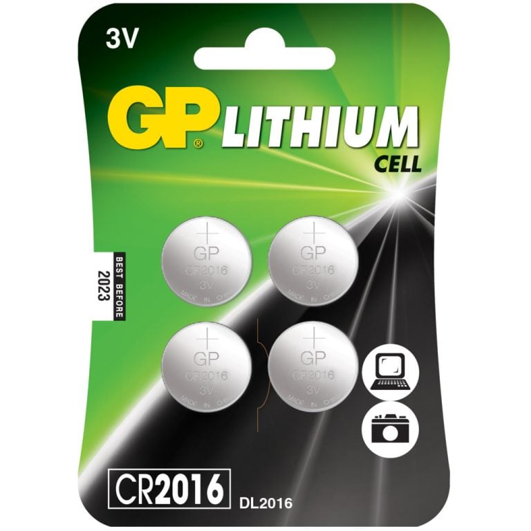 GP Batteries Gp Knoopcel Lithium A4st Cr2016 | Kopen bij Flickmyhouse