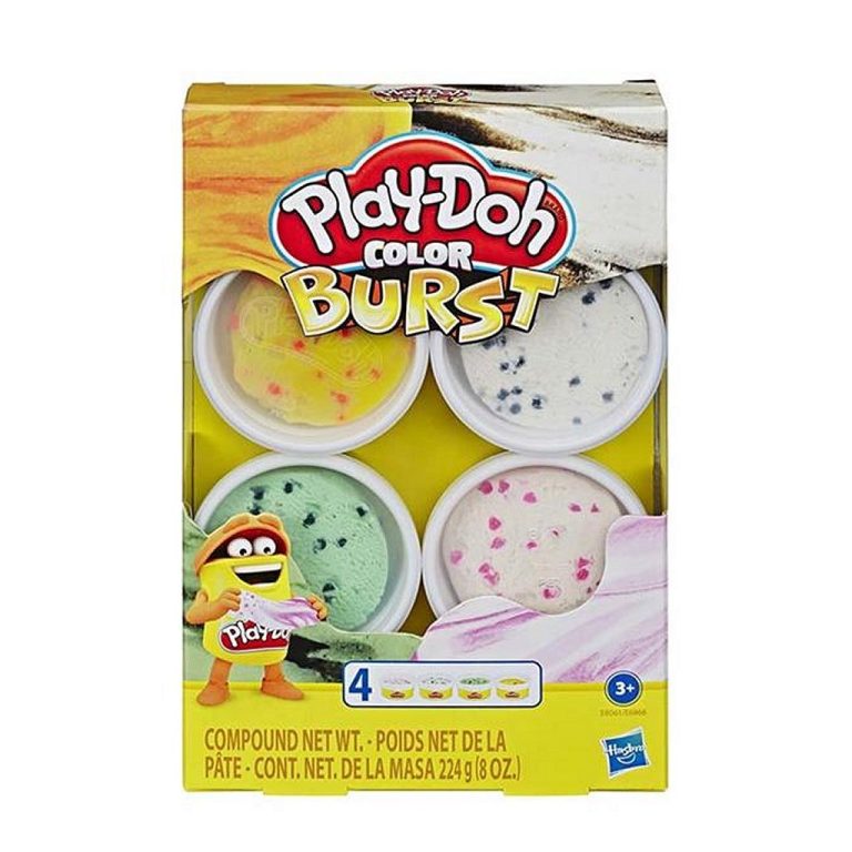 Play-Doh Kleuren Explosie met 4 Potjes Klei | Kopen bij Flickmyhouse