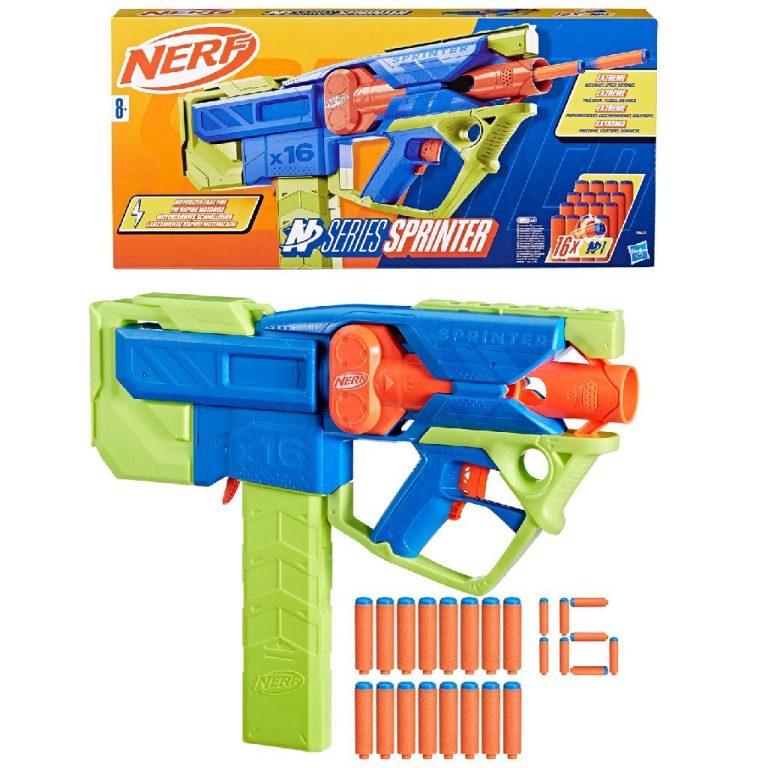 Nerf N Series Sprinter Blaster + 16 Darts | Kopen bij Flickmyhouse