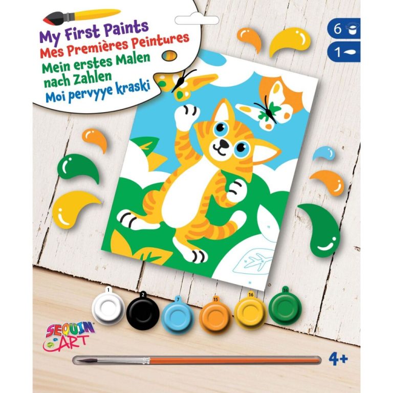 Sequin Art Schilderen op Nummer Kat | Kopen bij Flickmyhouse