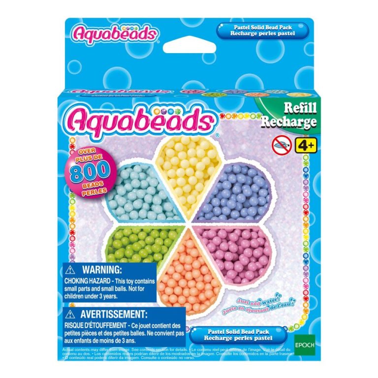 Aquabeads Pastel Solid Bead Pack 800+ Parels | Kopen bij Flickmyhouse