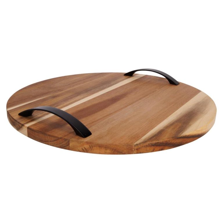 Serveerplank Acaciahout 35 cm + Handvatten | Kopen bij Flickmyhouse