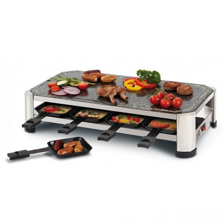 Fritel 142081 Steengrill Raclette RVS/Zwart | Kopen bij Flickmyhouse