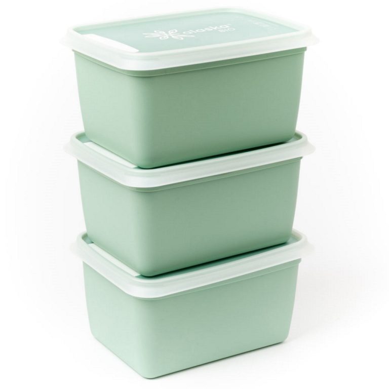 DBP Alaska Diepvriesdozen Rechthoekig 1L 3 Stuks Mintgroen | Kopen bij Flickmyhouse