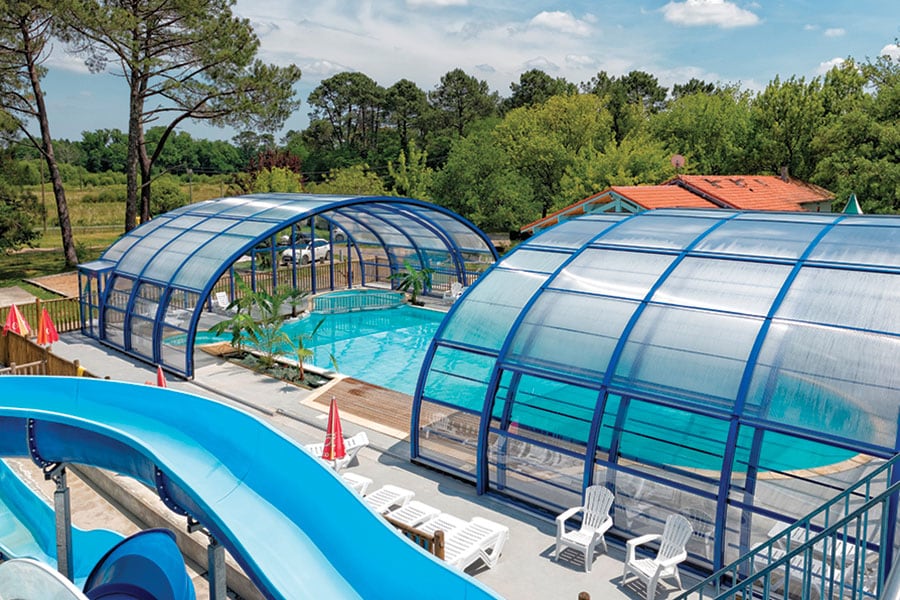 Camping Landes Bleues | Reserveren bij Flickmyhouse