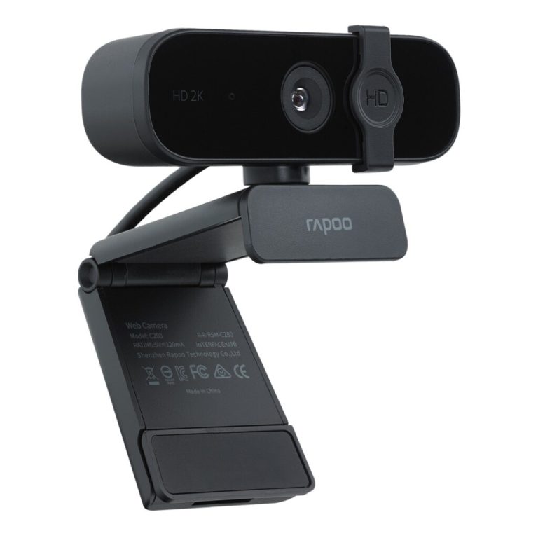 Rapoo XW2K Full HD 2K Webcam Zwart | Kopen bij Flickmyhouse