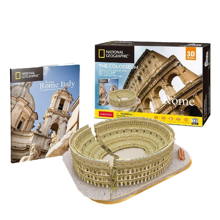 Cubic Fun National Geographic 3D Puzzel The Colosseum Rome 131 Stukjes | Kopen bij Flickmyhouse
