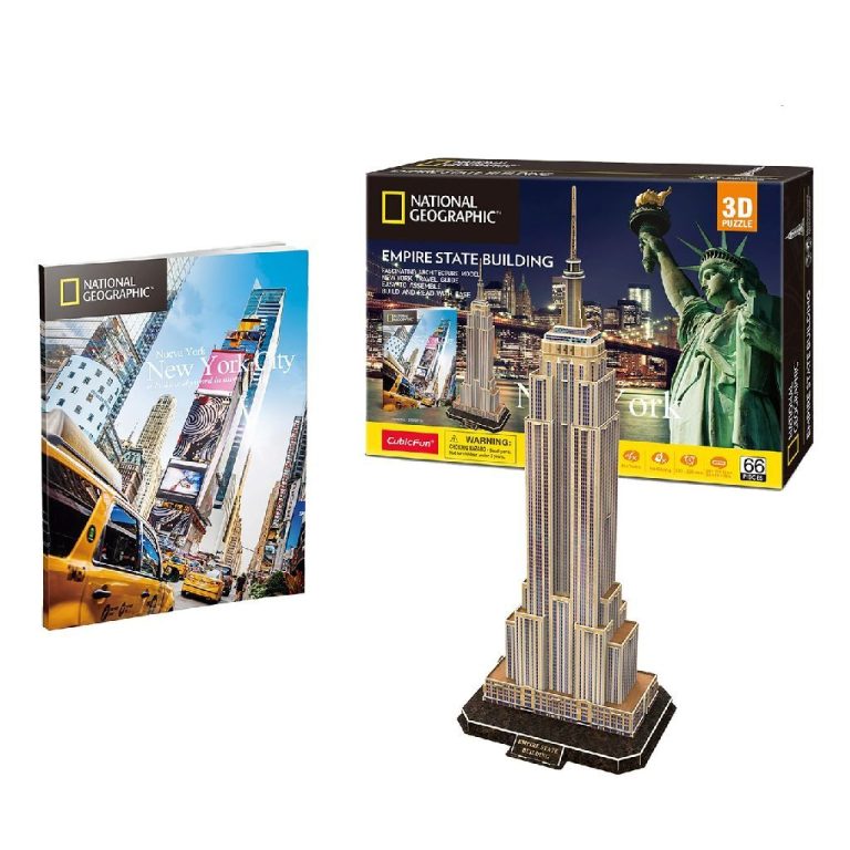 Cubic Fun National Geographic 3D Puzzel The Empire State Building 66 Stukjes | Kopen bij Flickmyhouse