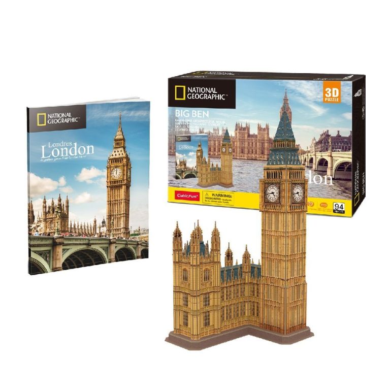 Cubic Fun National Geographic 3D Puzzel Big Ben 94 Stukjes | Kopen bij Flickmyhouse