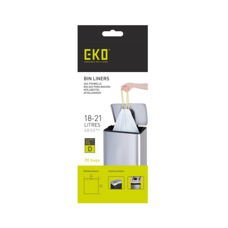 EKO Afvalzak Type D 18-21 Liter Rol met 20 Afvalzakken | Kopen bij Flickmyhouse