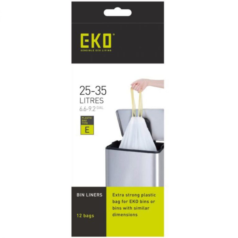EKO Afvalzak Type E 25-35 Liter Rol met 12 Afvalzakken | Kopen bij Flickmyhouse