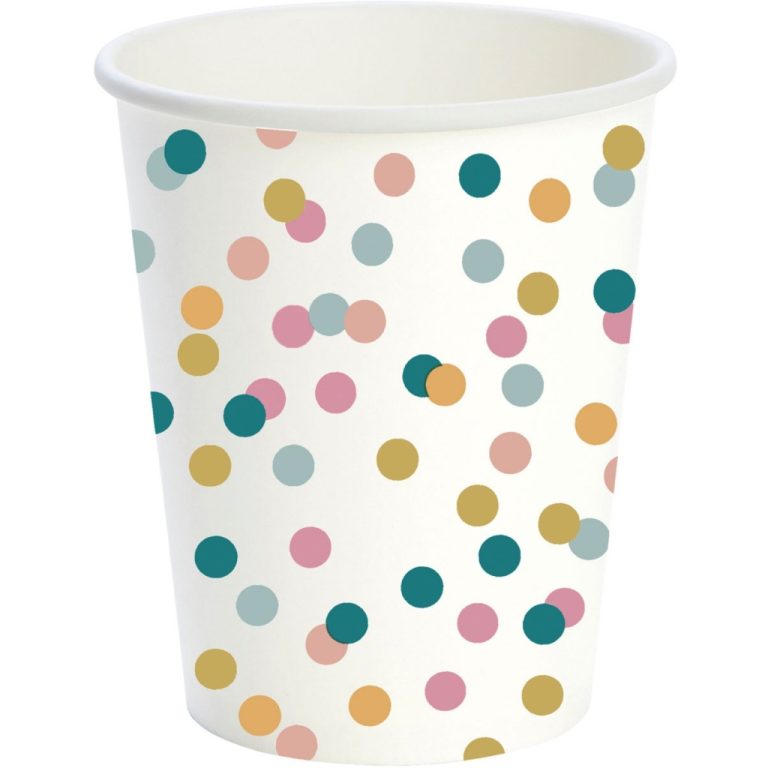 Duni Papieren Bekers Dream Dots 24 cl 10 Stuks | Kopen bij Flickmyhouse