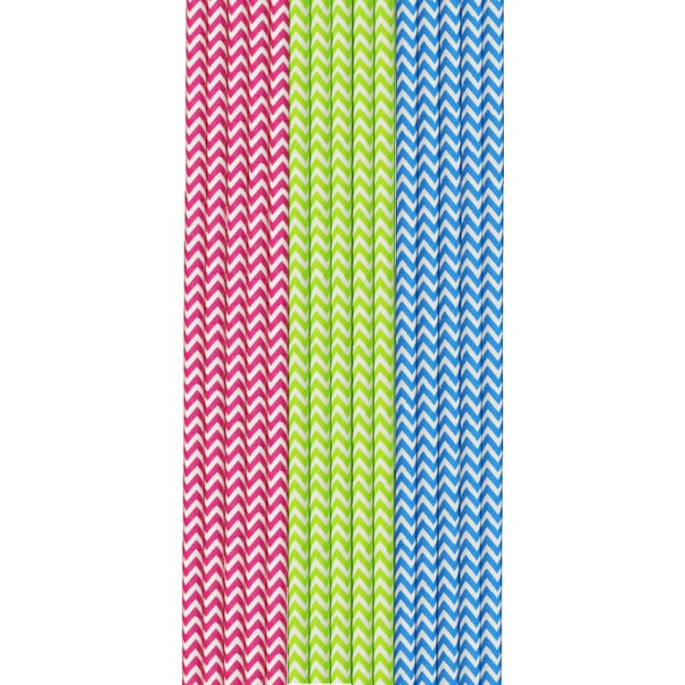 Duni Papieren Rietjes 50 Stuks Rood/Groen/Blauw | Kopen bij Flickmyhouse