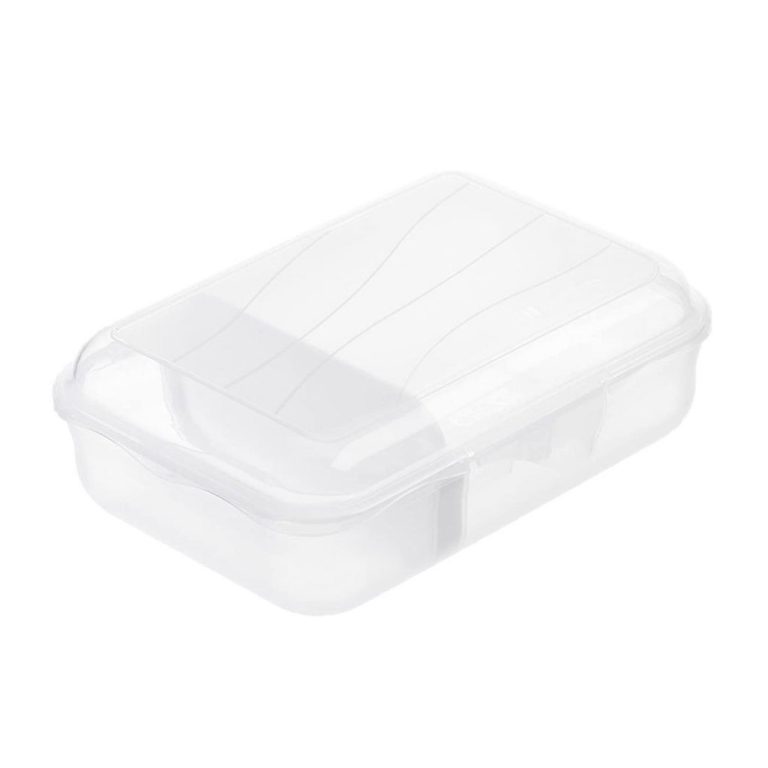 Rotho Fun Lunchbox met Verdeelschotje 0.9L Transparant | Kopen bij Flickmyhouse