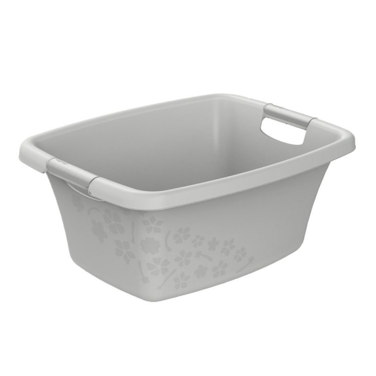 Rotho Flowers Wasmand 25L Cool Grey | Kopen bij Flickmyhouse