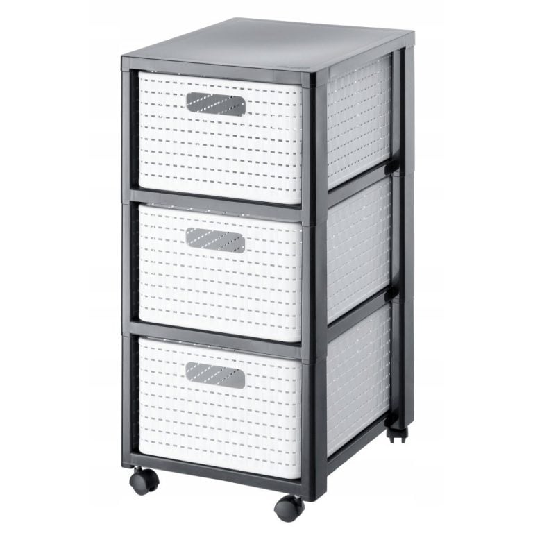 Rotho Country Design Ladekast met Wielen 3x18L Wit | Kopen bij Flickmyhouse