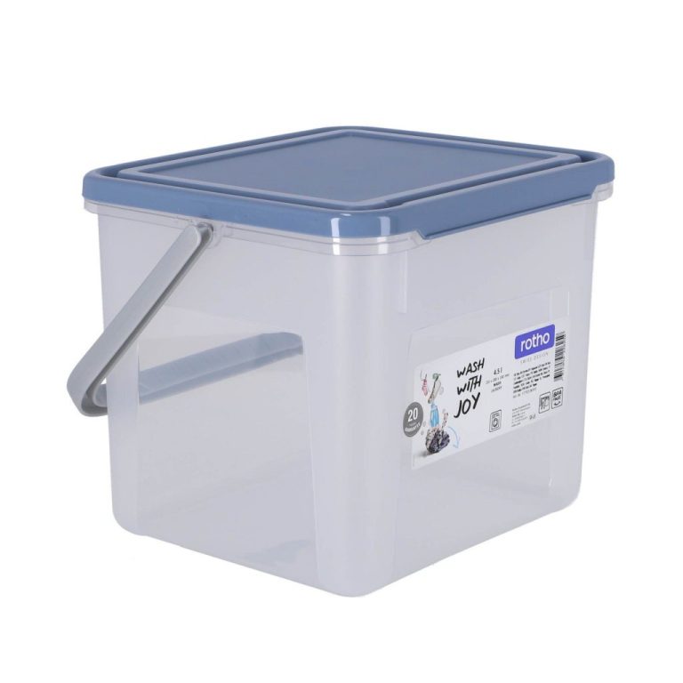 Rotho Waspoederbox 4.5L Horizon Blauw/Transparant | Kopen bij Flickmyhouse