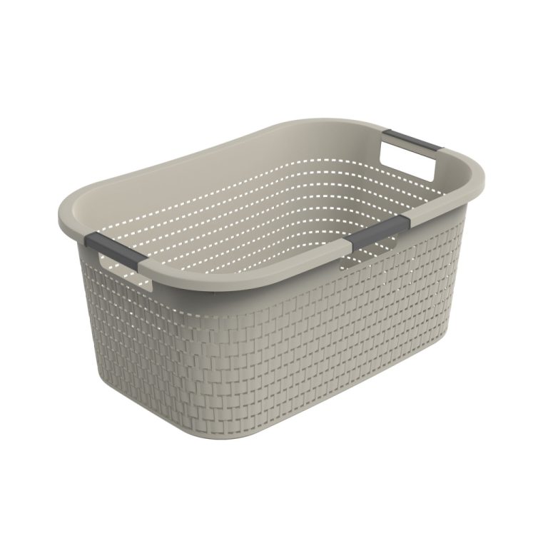 Rotho Country Wasmand 40L Cappuccino | Kopen bij Flickmyhouse