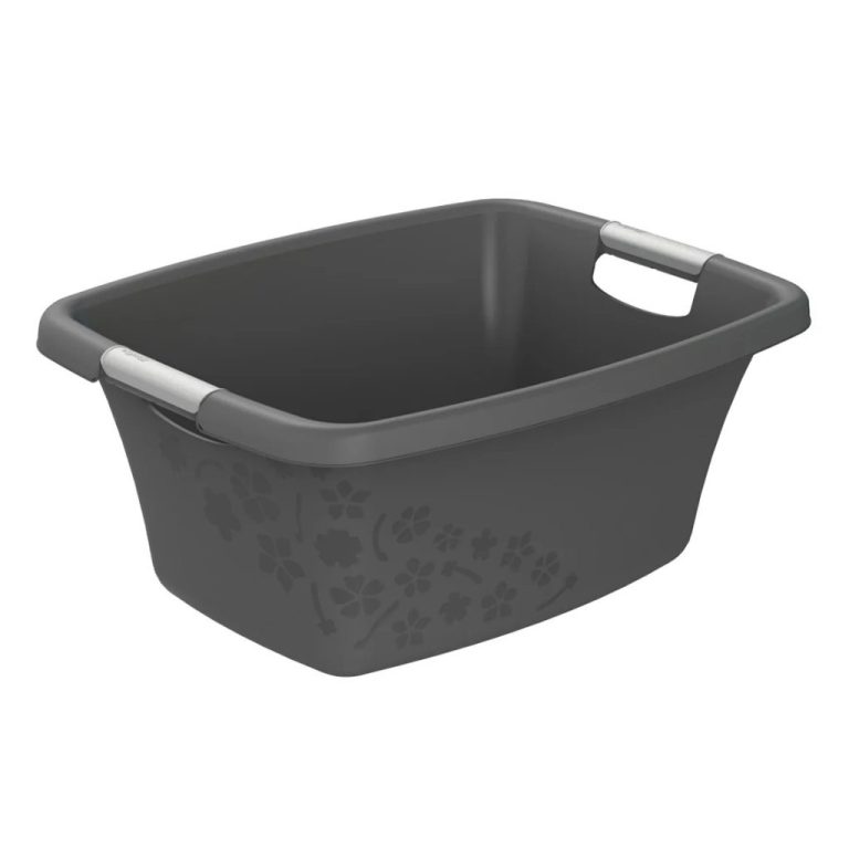 Rotho Flowers Wasmand 25L Antraciet | Kopen bij Flickmyhouse