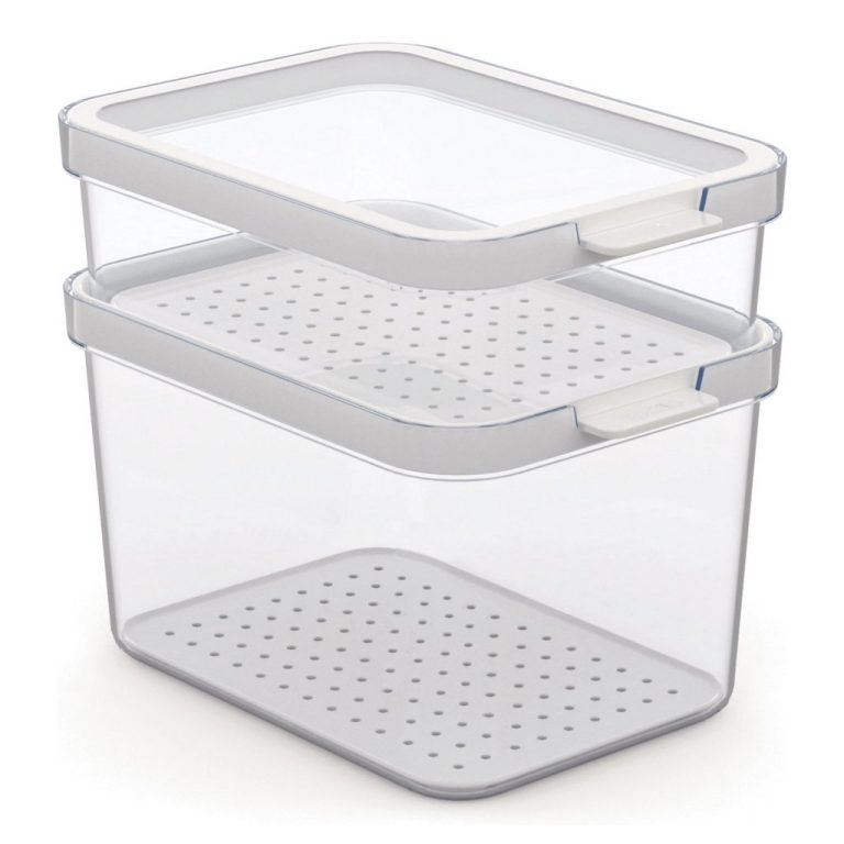 Rotho Cauma Set Koelkastorganizer 1.2L + 2.15L Transparant | Kopen bij Flickmyhouse