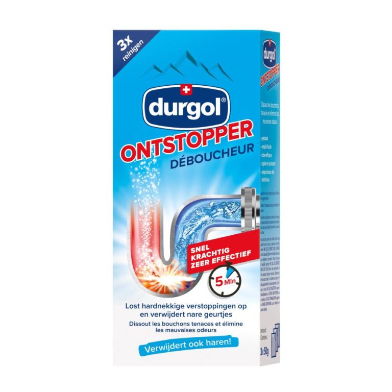 Durgol Ontstopper Afvoerreiniger 3x 50 g | Kopen bij Flickmyhouse