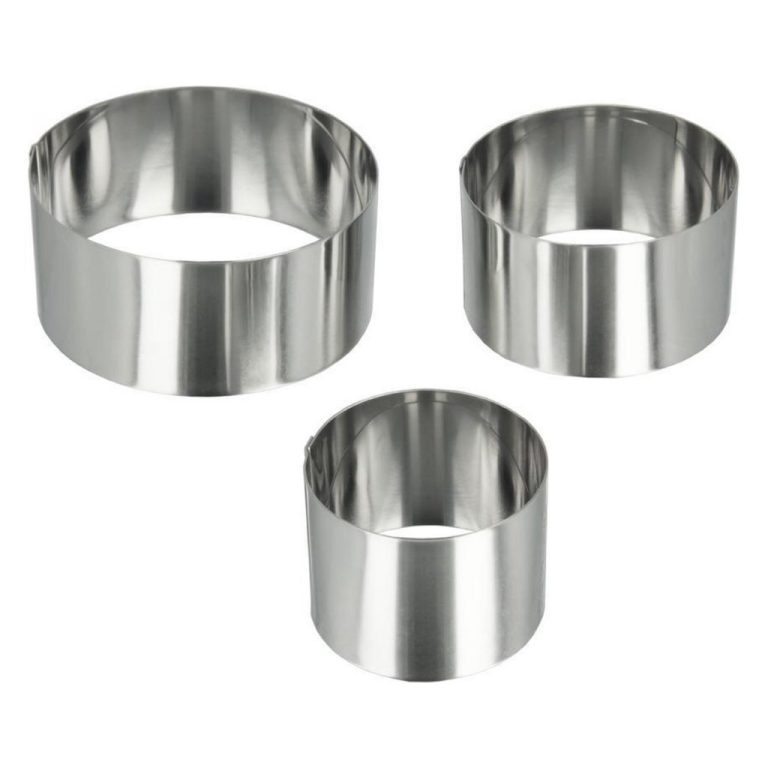 Metaltex Dessertringenset 6/8/10 cm RVS 3 Stuks | Kopen bij Flickmyhouse