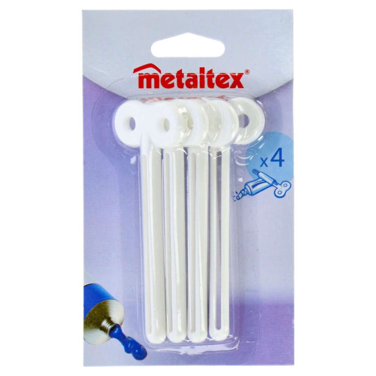 Metaltex Tube Sleuteltjes 4 Stuks Wit | Kopen bij Flickmyhouse