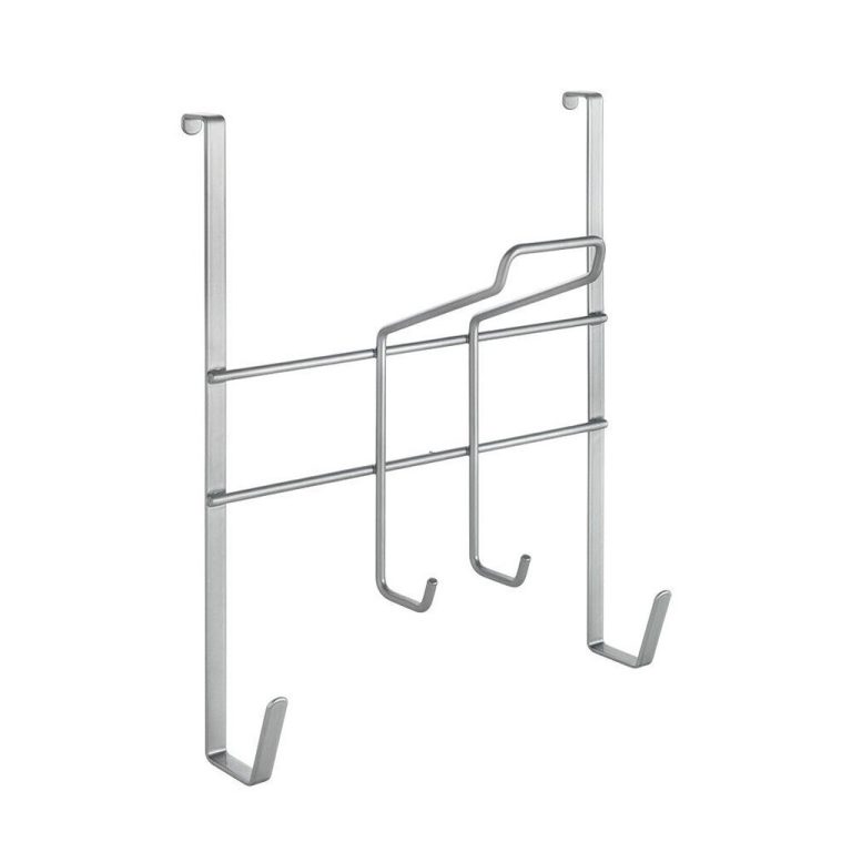Metaltex Over The Door Space Saver Strijksethouder 28x12x28 cm Zilver | Kopen bij Flickmyhouse