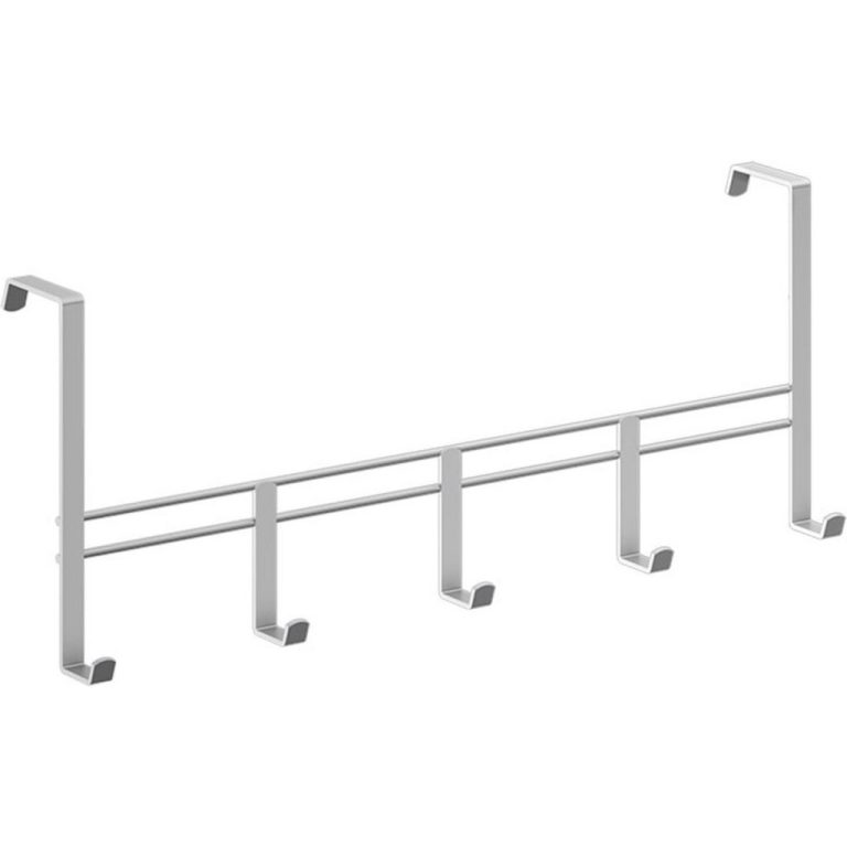 Metaltex Deurkapstok 5 Haken 38x15 cm Zilver | Kopen bij Flickmyhouse