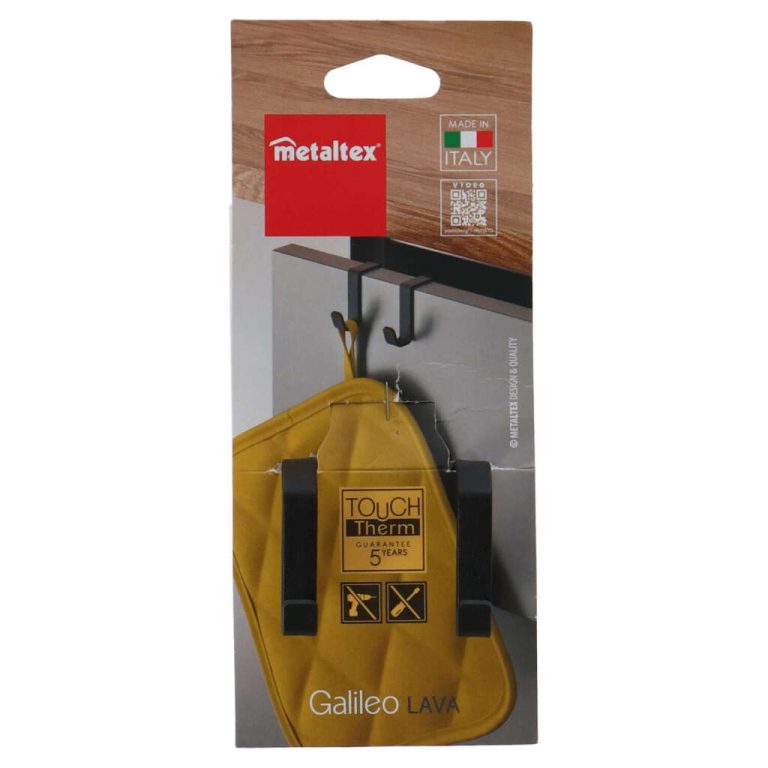 Metaltex Dubble Kasthaak Zwart/Metaal | Kopen bij Flickmyhouse