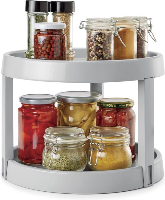 Tomado-Metaltex Giro 2 Draaiend Kruidenrek 28x21cm 2 Etages | Kopen bij Flickmyhouse