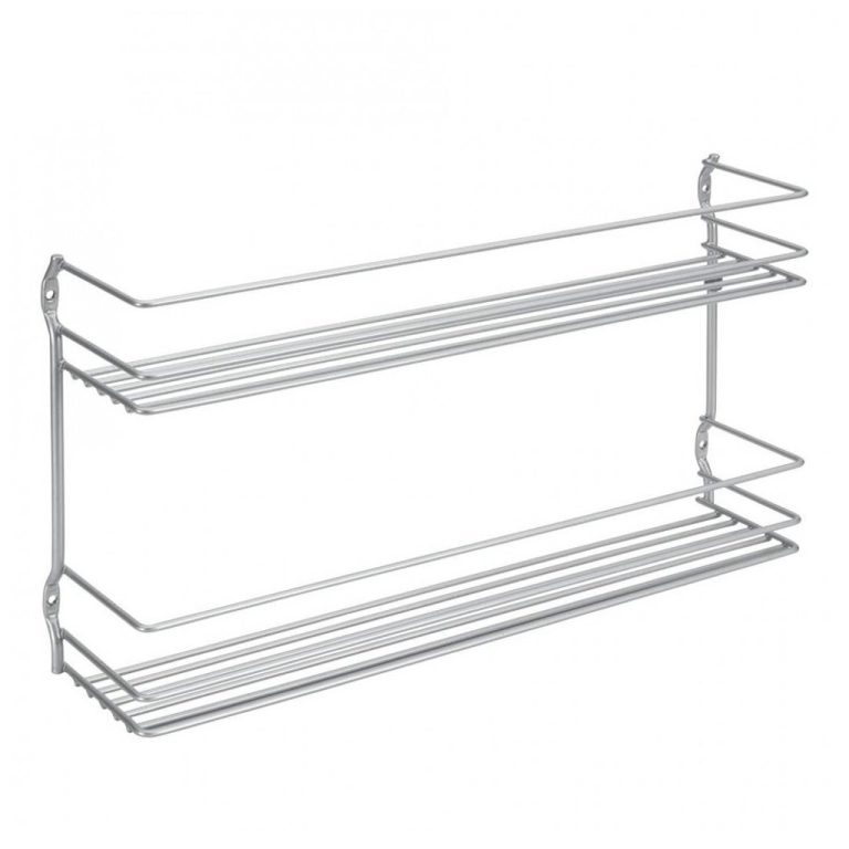 Metaltex Space Saver Smart Kitchen Pepito Kruidenrek 2 Etages 36x8x19 cm Zilver | Kopen bij Flickmyhouse