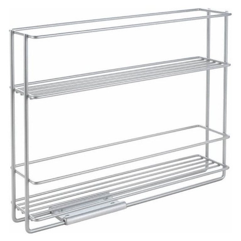 Metaltex Space Saver Smart Kitchen Uitschuifbaar Kruidenrek 6x28x22 cm Zilver | Kopen bij Flickmyhouse