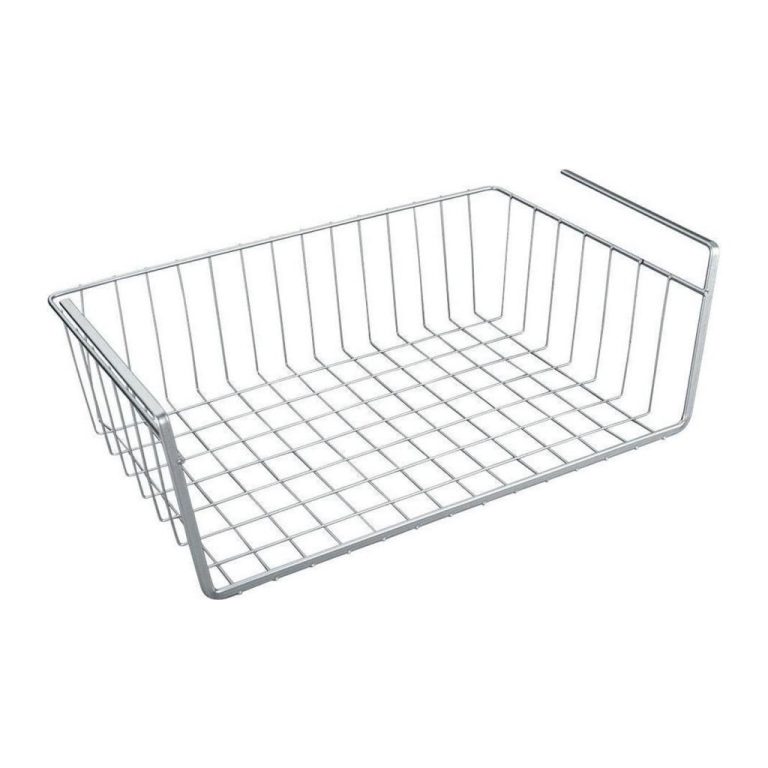 Metaltex Kanguro Opbergmand 40x26x14 cm Zilver | Kopen bij Flickmyhouse