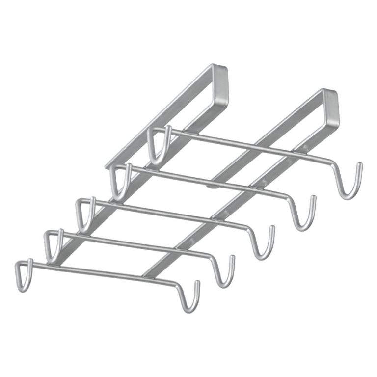 Metaltex Kopjeshouder voor 10 Kopjes 28x14x6 cm Zilver | Kopen bij Flickmyhouse