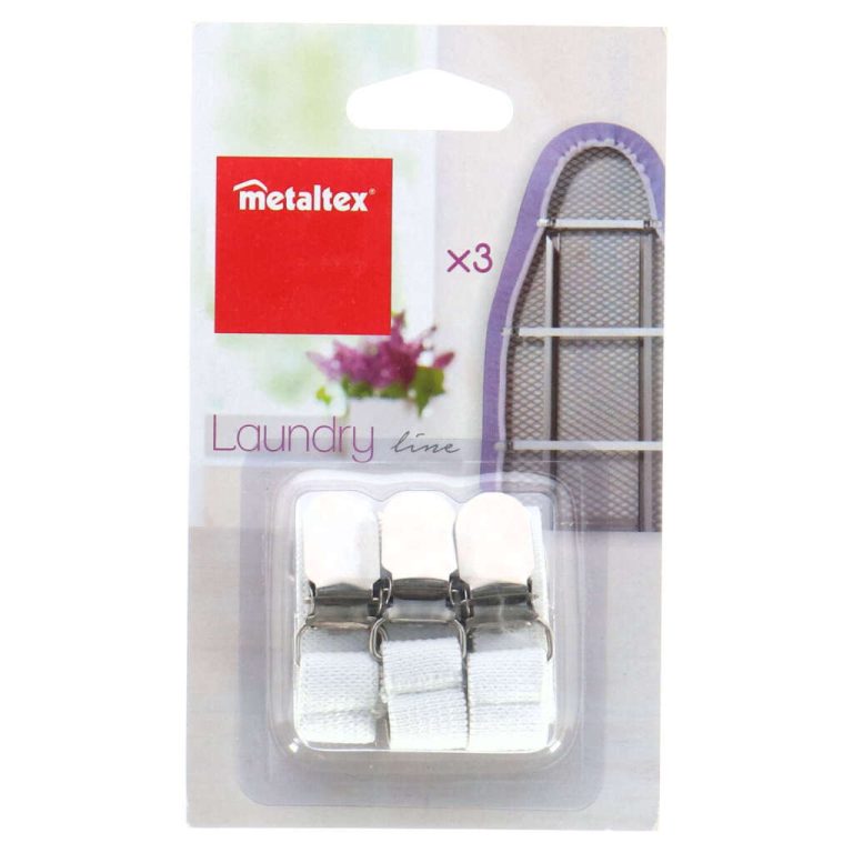 Metaltex Strijkhoesklemmen 3 Stuks | Kopen bij Flickmyhouse