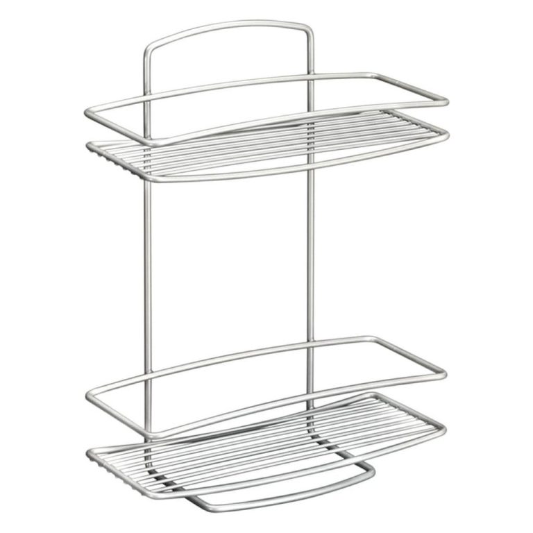 Metaltex Onda Doucherek 2 Etages 26x11x35 cm Zilver | Kopen bij Flickmyhouse