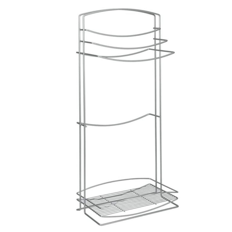 Metaltex Onda Kledinghouder 38x21x83 cm Zilver | Kopen bij Flickmyhouse