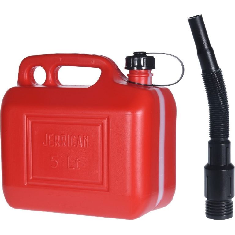 Jerrycan met Trechter voor Brandstof 5L | Kopen bij Flickmyhouse
