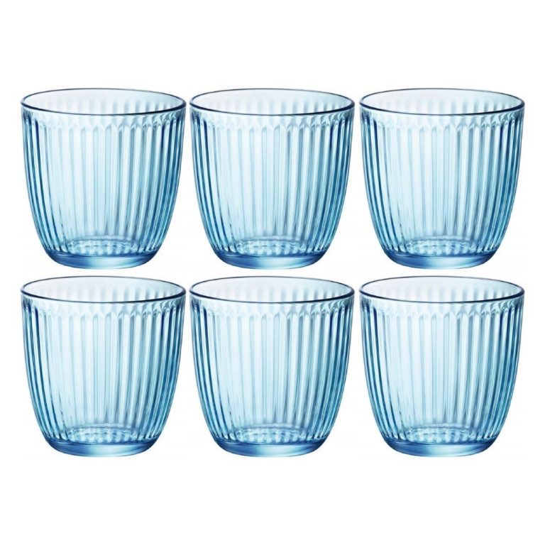 Bormioli Rocco Waterglazen 290 ml 6 Stuks Blauw/Transparant/Glas | Kopen bij Flickmyhouse