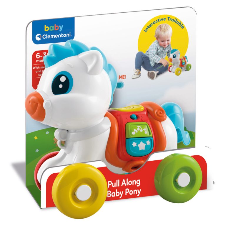 Clementoni Baby Trekfiguur Paard + Geluid | Kopen bij Flickmyhouse